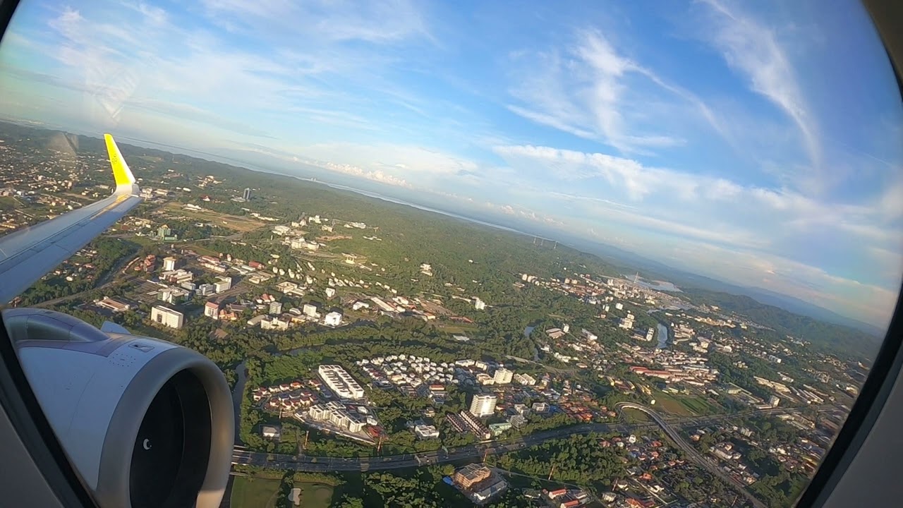 Airbus A-320-200 Neo Royal Brunei Take Off Bandar Seri Begawan