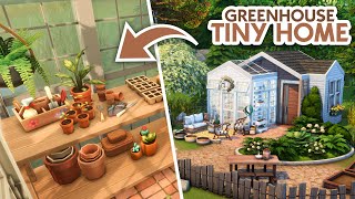 Greenhouse Tiny Home  // The Sims 4 Speed Build