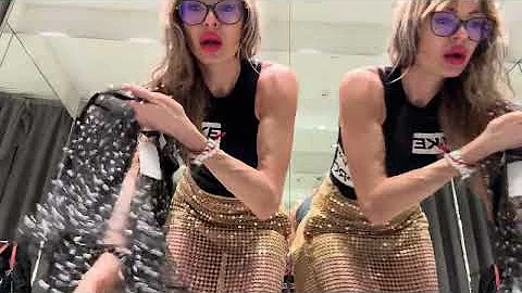 Transparent Skirt by H&M Try-OnHaul || Christmas Edition || See Through Sheer Fabrics 