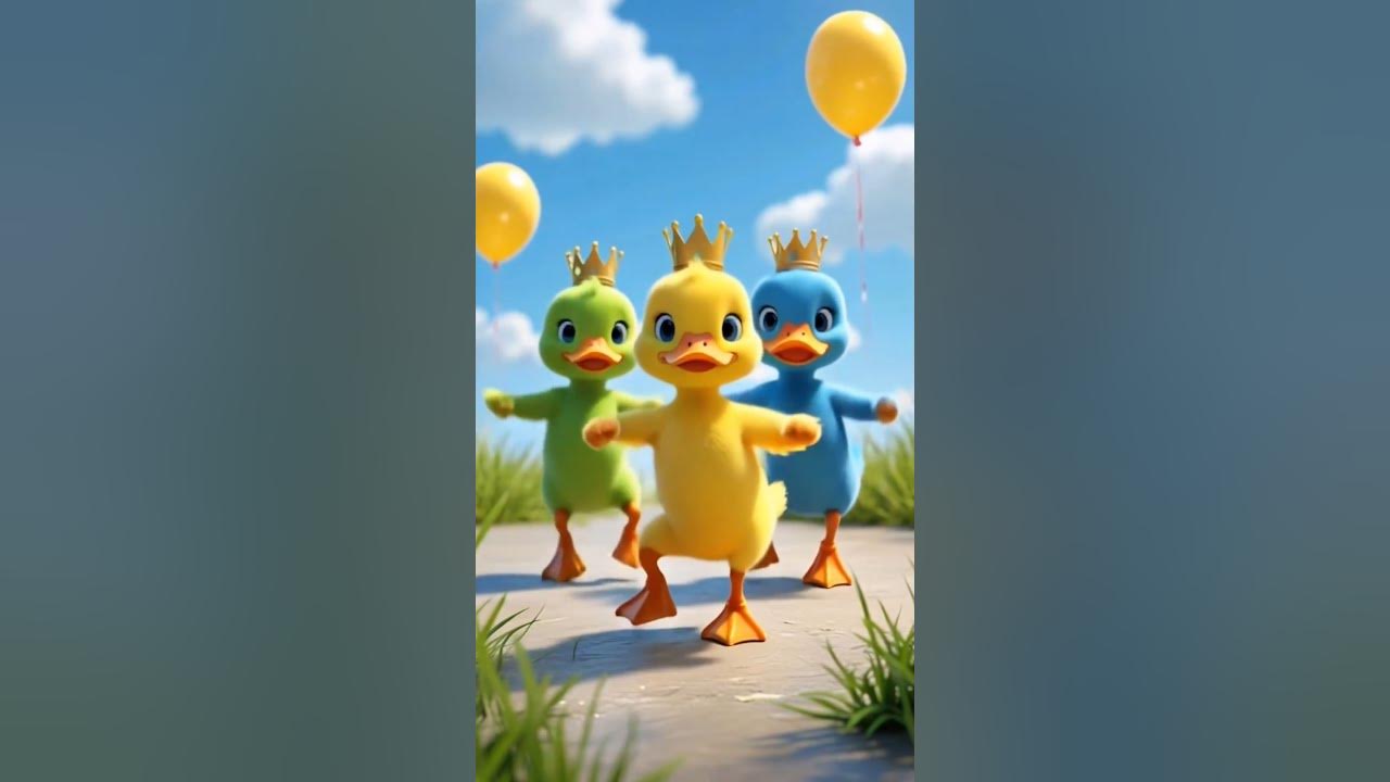"Cute Duckling Royal Parade 👑🐥🎉"a ram Sam Sam #ytshorts #vairalvideo #ducklingspro #shortvideo