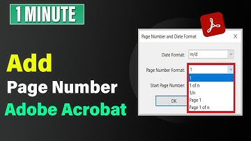 How to add page numbers with adobe acrobat (Quick & Easy)