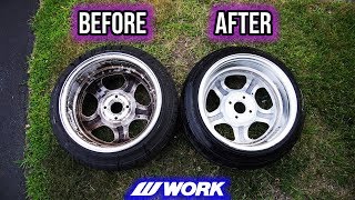 Cleaning REALLY DIRTY Wheels. Satisfying!