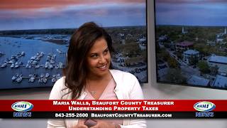 WHHI NEWS Maria Walls Understanding Property Taxes Beaufort County Treasurer WHHITV