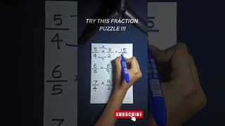 TRY THIS FRACTION PUZZLE !!! #learnmath #mathematics #education #shortsvideo #educationalshorts