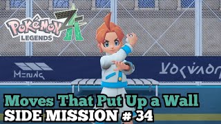 Pokémon Legends: Z-A - Side Mission # 34 (Moves That Put Up a Wall) Gameplay Walkthrough