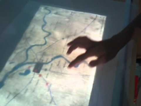 [Interactive Surface] Interacting with tourist map