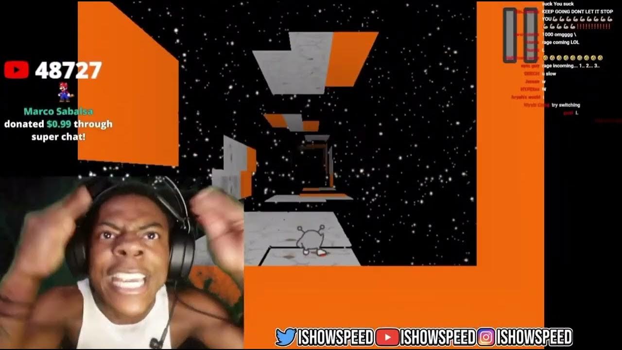 IShowSpeed Sings A Song After Losing In Run 3 😂 - YouTube