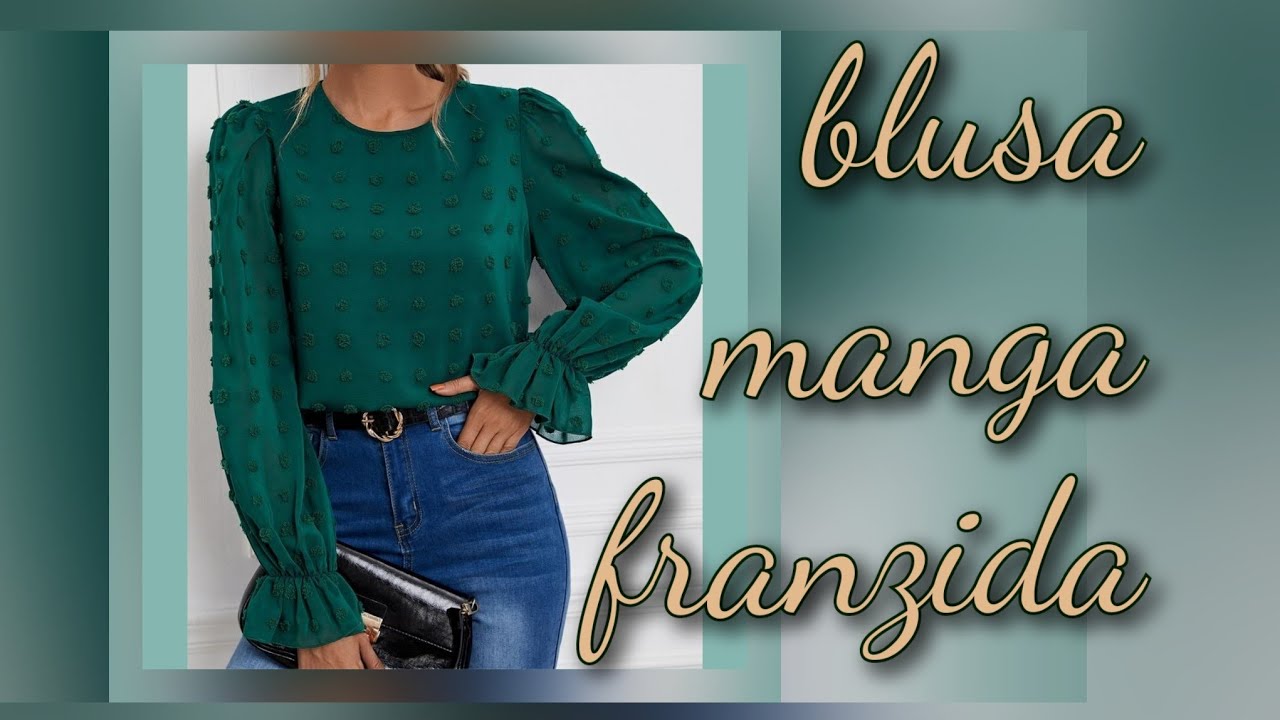 molde blusa manga bufante (molde 5) BLUSA DE MILHÕES!!!!!!!