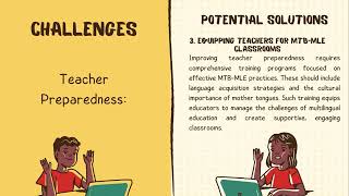 UNIT 4 LESSON 3: IMPLEMENTING MTB-MLE: SUCCESSES, CHALLENGES, AND POTENTIAL SOLUTIONS