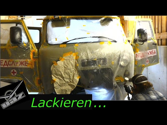 🚛 Camper mit der Rolle selbst lackieren? 2K Lack - MAN G90 8.136 FAE - 009  