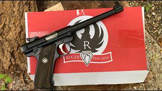 Ruger Mark IV 75th Anniversary Unboxing & 1st Shots