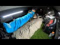 -5 Truck Camping w/ Electric Sleeping Bag