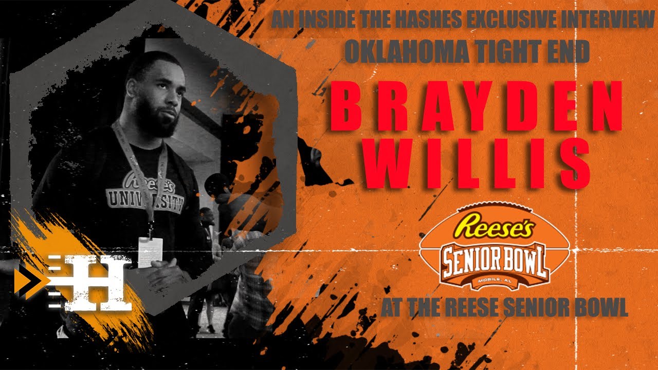 Exclusive: Oklahoma TE Brayden Willis at the Reese's Senior Bowl Media Day Breakfast on Their Journey