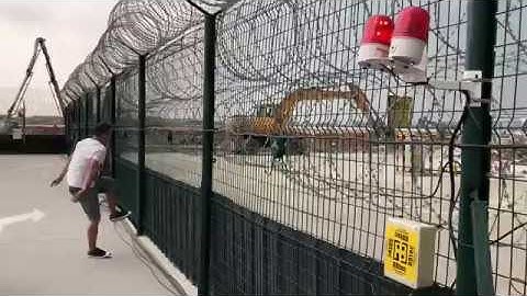 Airport Test of the IRONCLAD / Micalert Perimeter Intrusion Detection System