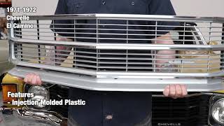 OPGI Product Spotlight: 1971-1972 Chevelle and El Camino Grille Kit