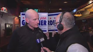 45th Ward incumbent Jim Gardner speaks after projected victory