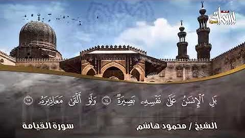 سورة القيامة بصوت الشيخ محمود هاشم