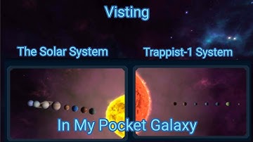 Visiting The Solar System, Trappist-1 System || My Pocket Galaxy
