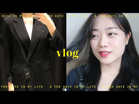 sub) 취준생 브이로그😇 두번의 면접과 결과, 면접복, 황비홍 소주와 숙취의 심판, 새 모니터, <strong>전화중국어</strong>🌈
