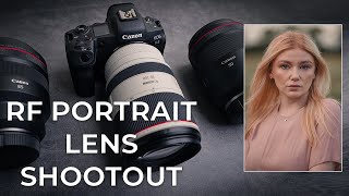 Portrait Lens Comparison  Canon RF 70200 2.8 vs 85mm 1.2 vs 50mm 1.2