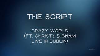 Video thumbnail of "The Script - Crazy World (ft. Christy Dignam) | Lyrics video"