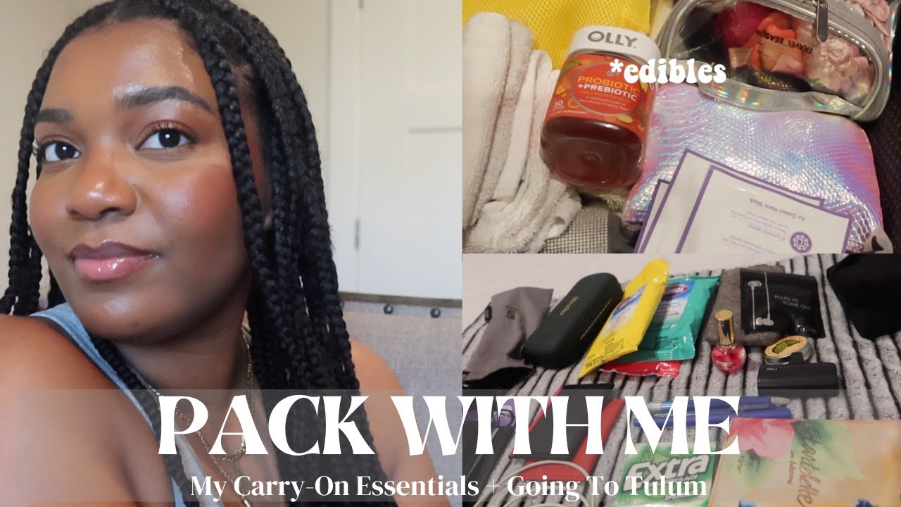 PACK WITH ME: MY CARRY ON ESSENTIALS + GOING TO TULUM