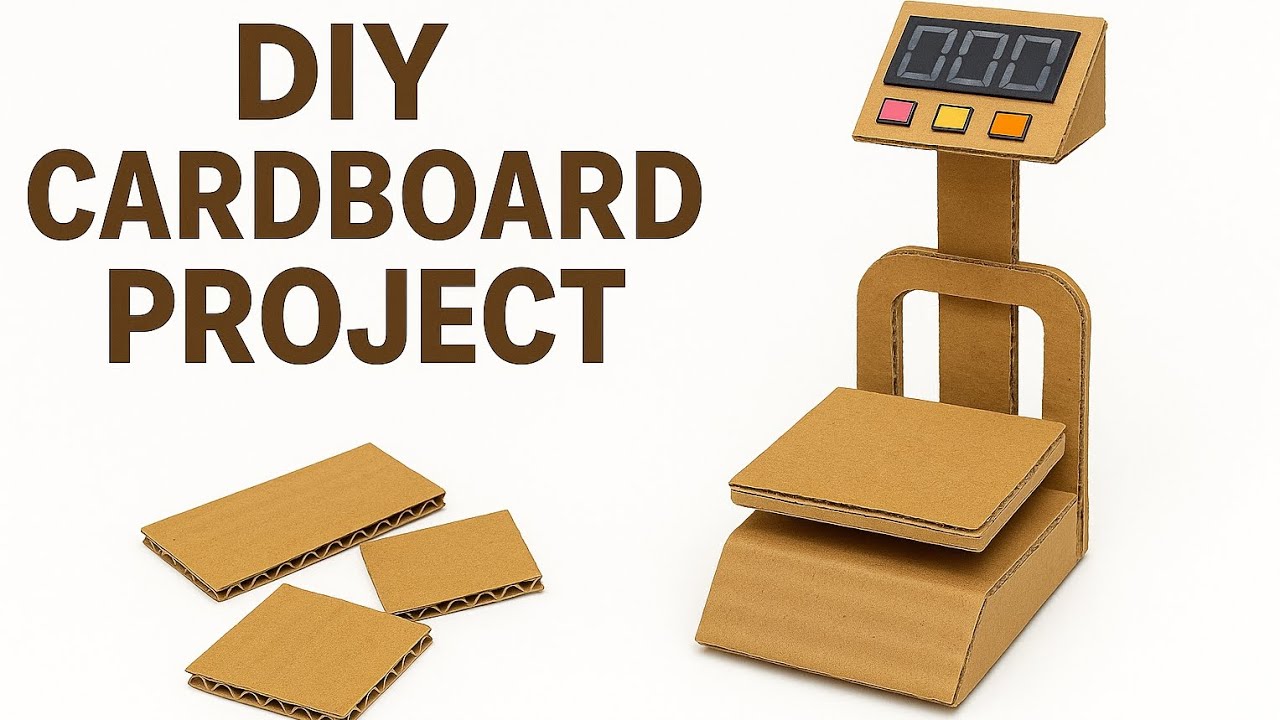 DIY Cardboard Scale | Ingenious Craft You’ve Never Seen Before!