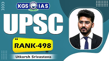 UPSC Result 2024 | Utkarsh Srivastava Rank 498 | UPSC 2024 Topper | Mock Interview | KGS | Khan Sir