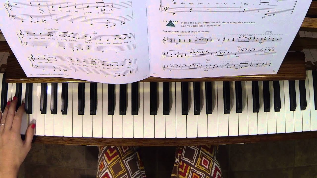 The Erie Canal- Piano Adventures/3A/Performance Book