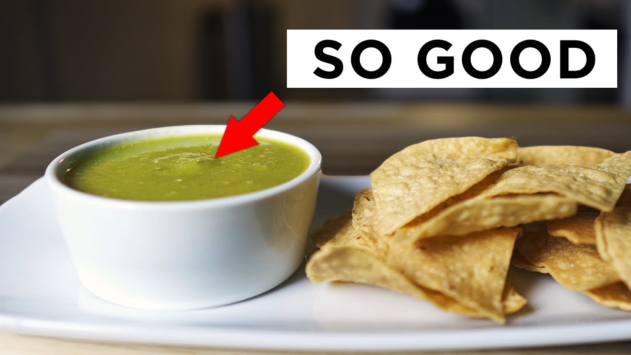 Green Salsa Recipe For Tacos AUTHENTIC Mexican Tomatillo Salsa Verde