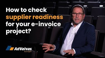How to check Supplier Readiness for your e-Invoice project