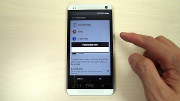 How to master reset HTC One 801e M7
