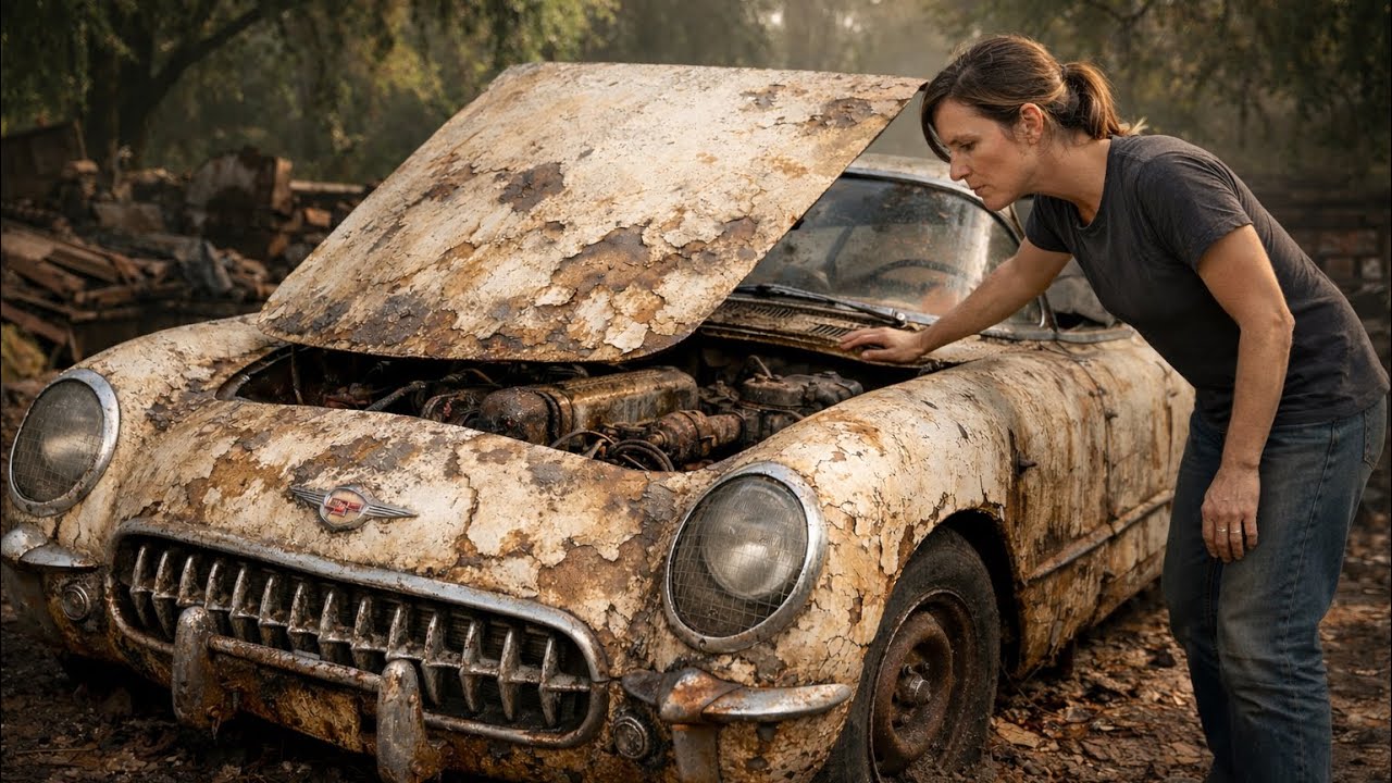 ASMR Car Restoration Full Rebuild of 1953 Chevrolet Corvette from Abandoned Condition to Looking New