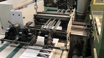 Muller Martini Minuteman Stitcher 6 pocket with Cover Feeder + 3 Knife