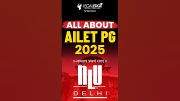 Everything About AILET PG 2025