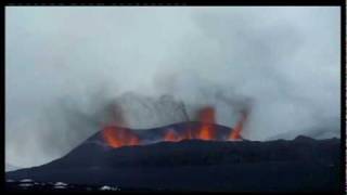 Volcano eruption in Iceland. 23.03.2010. Day 3.