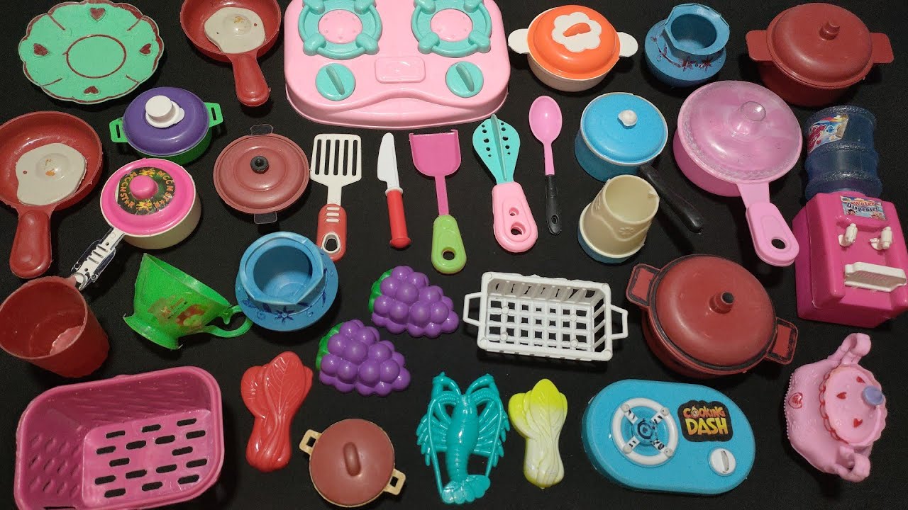 4 Minutes Satisfying With Unboxing Hello Kitty Cooking kitchen Set | ASMR Cute Mini Kitchen Toy