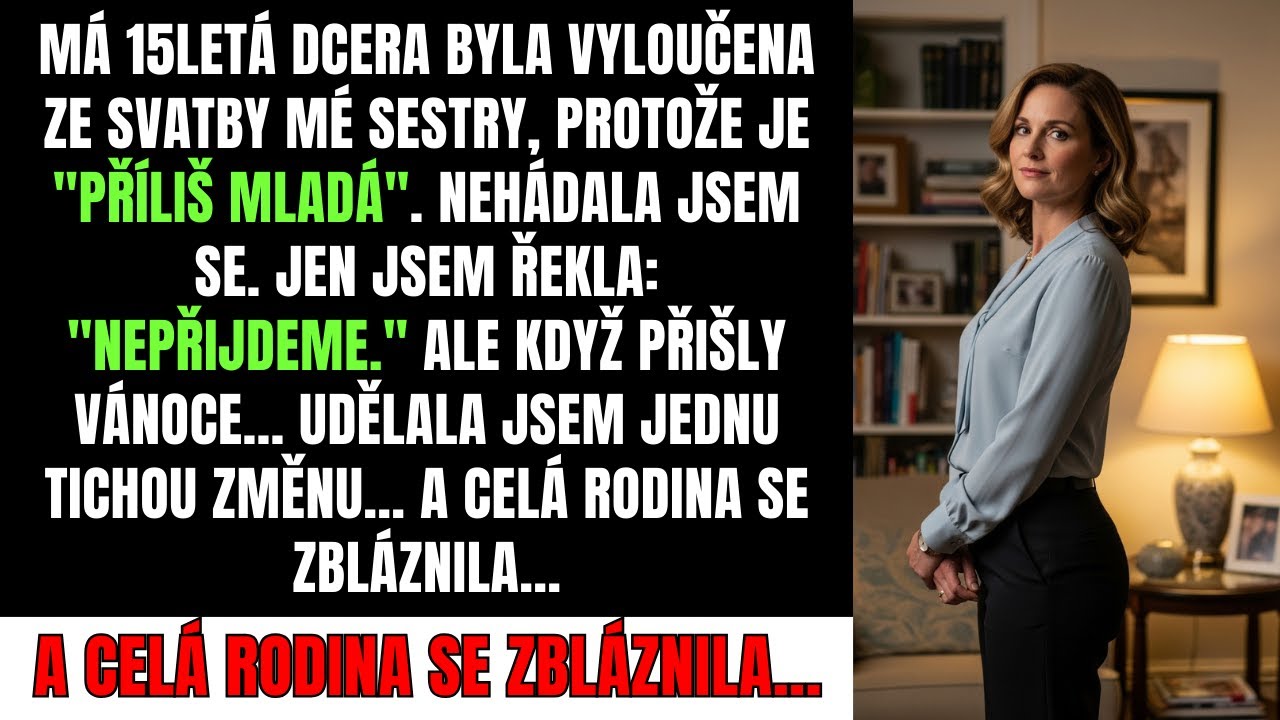 Má 15letá Dcera Byla Vyloučena Ze Svatby Mé Sestry, Protože Je 