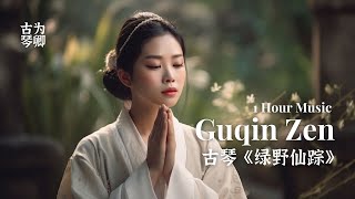 古琴《绿野仙踪》1 Hour Chill Guqin Zen Music - Wandering Greenland, Meditation with Nature's Melodies