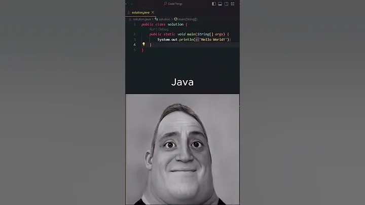 print("Hello world") #python #js #java #javascript #c #cplusplus #Moo #moon