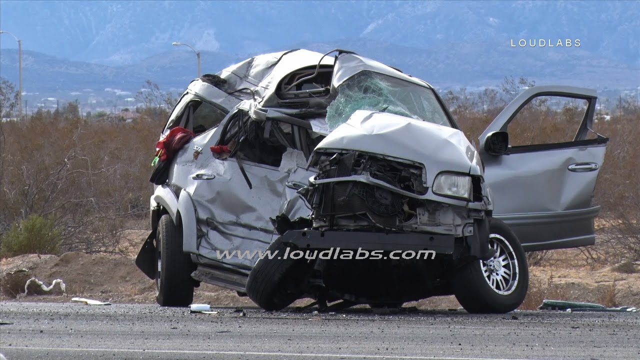 Hwy 395 Multi Fatal Crash / Victorville RAW FOOTAGE YouTube