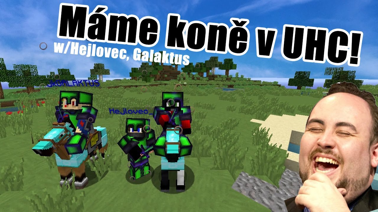 Stali se z nás jezdci na koních! | UHCRun [MarweX&Galaktus&Hejlovec]