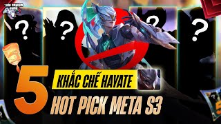 Top 5 Tướng Khắc Chế Hayate – Phân Tích Từng Kèo Theo Meta S3 2025, TNG