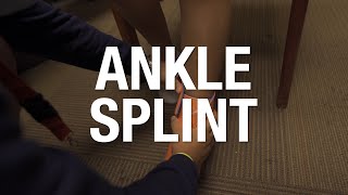 Ankle Splint (EMT)