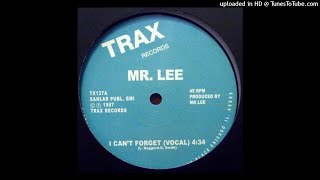 Mr. Lee | I Can't Forget (Vocal)