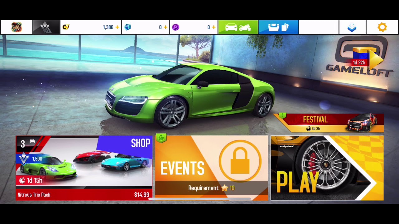 Playing asphalt 8 - YouTube