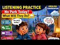 Slow English Listening 🎧✨ | Rainy Day Story 🌧️🏰 | Easy Conversation for Kids | @sp-cartoon-zone