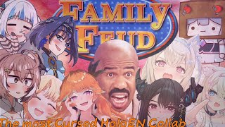 The most cursed HoloEN Family Feud Collab ft. Steve【Condensed】