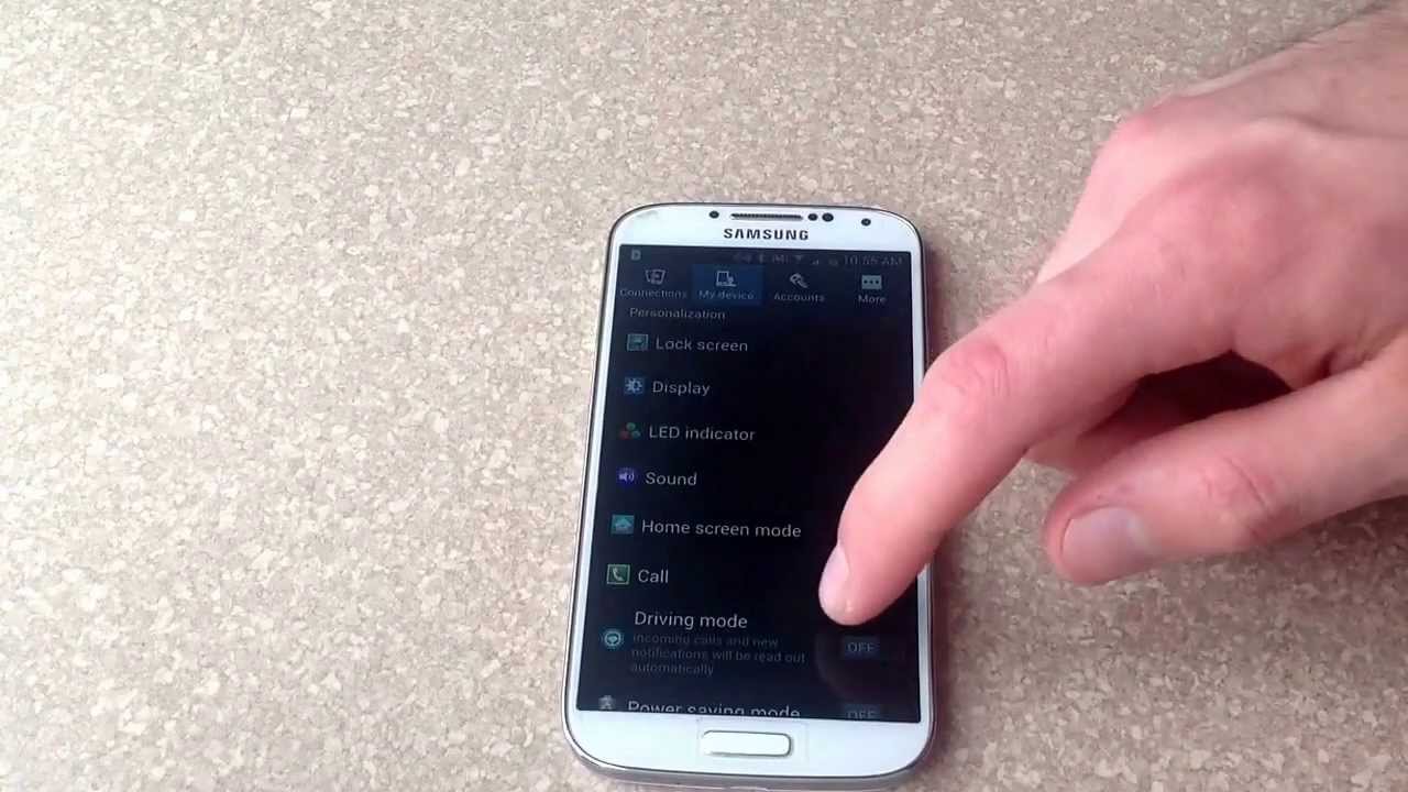 How to turn on / off flash notification on a samsung galaxy S4 - YouTube