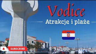 Vodice 🇭🇷 Chorwacja  🏝 Spacer po centrum i plaże w Vodicach ⛱